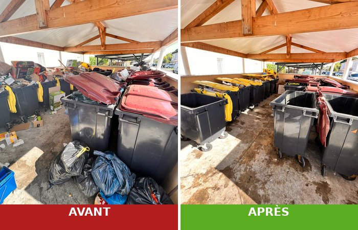 Entretien copropriété avant après - Marti-Clean Toulouse